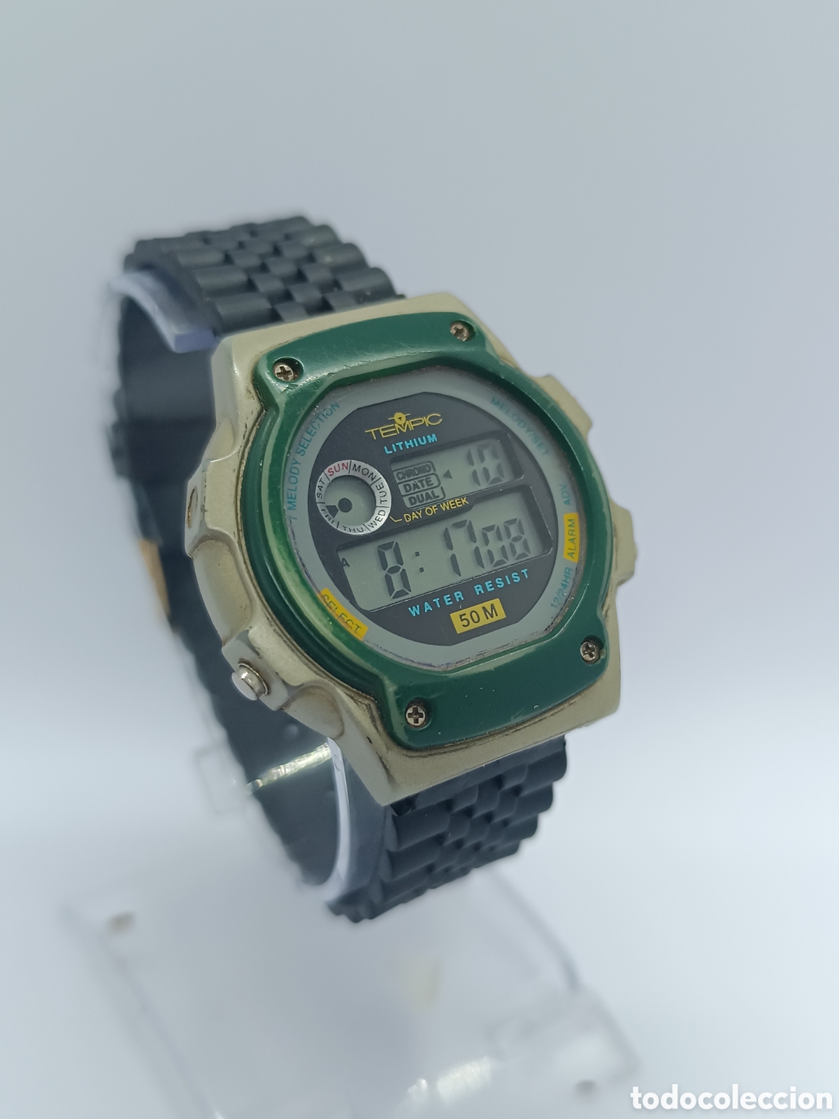 Vintage: Reloj TEMPC 50M FUNCIONA - Foto 3