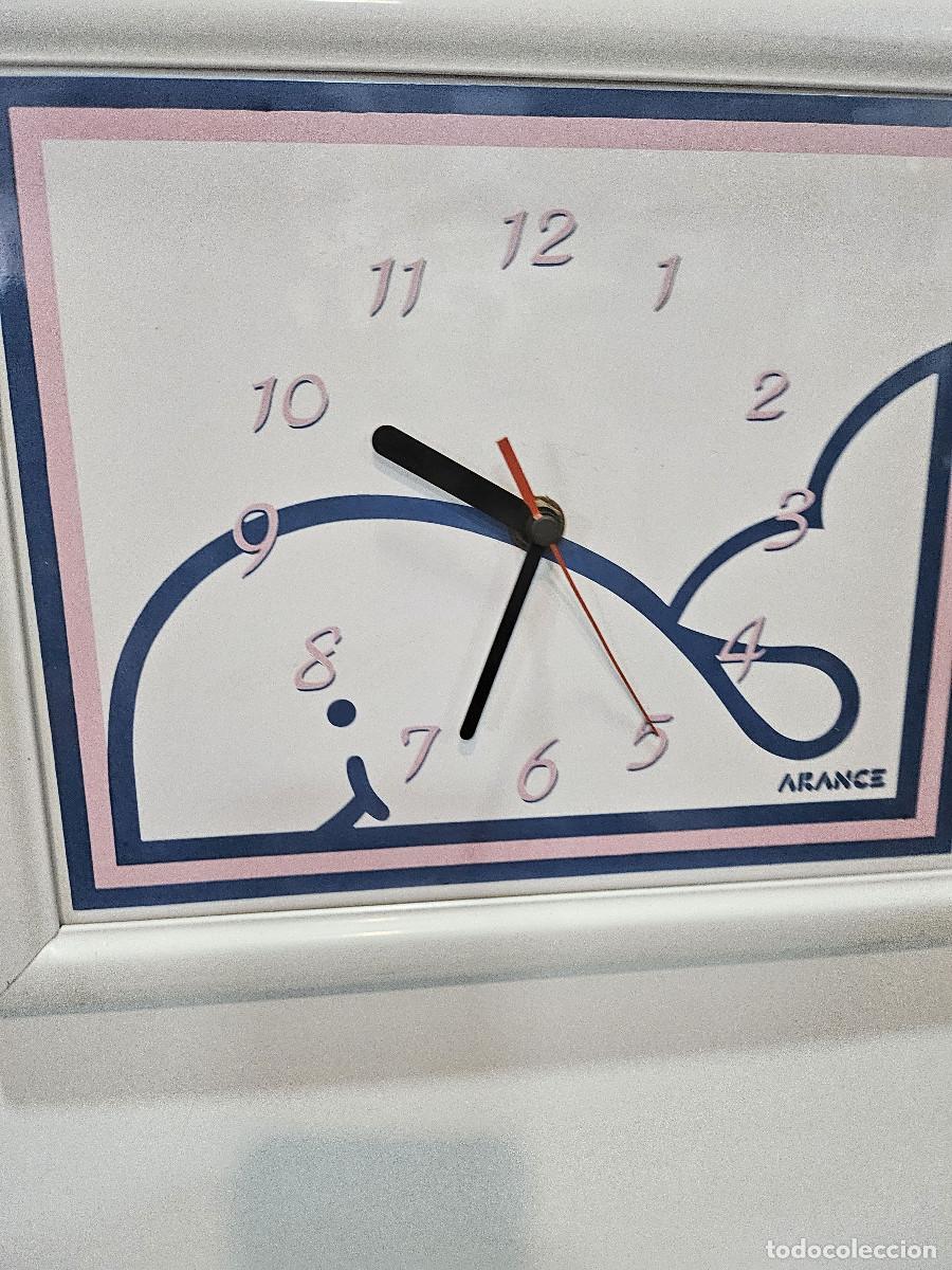 Vintage: reloj de pared en azulejo - Foto 2