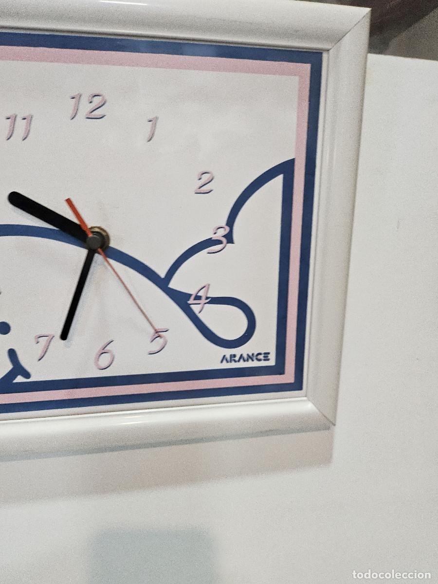 Vintage: reloj de pared en azulejo - Foto 3