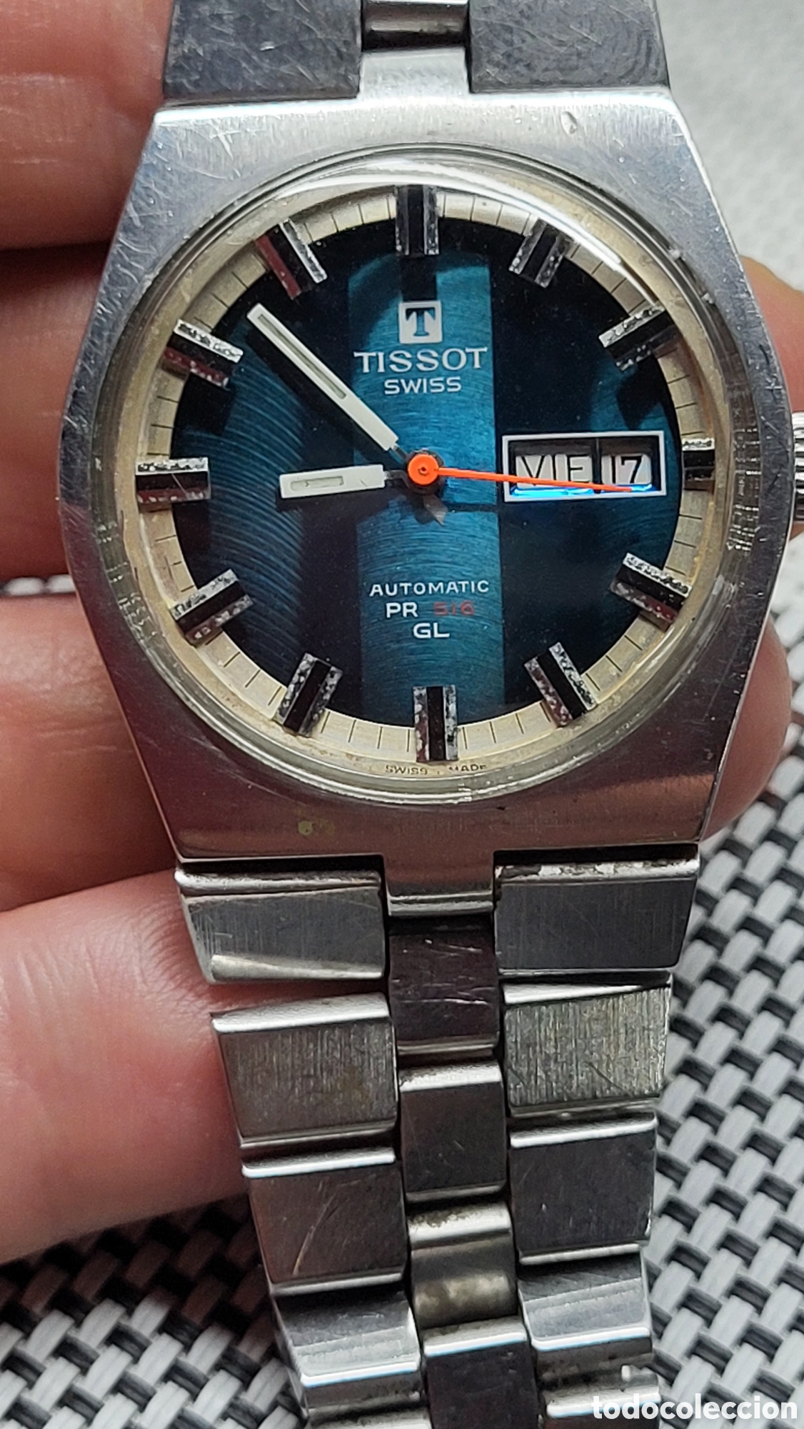 Vintage: Reloj pulsera autom&aacute;tico Tissot - Foto 2