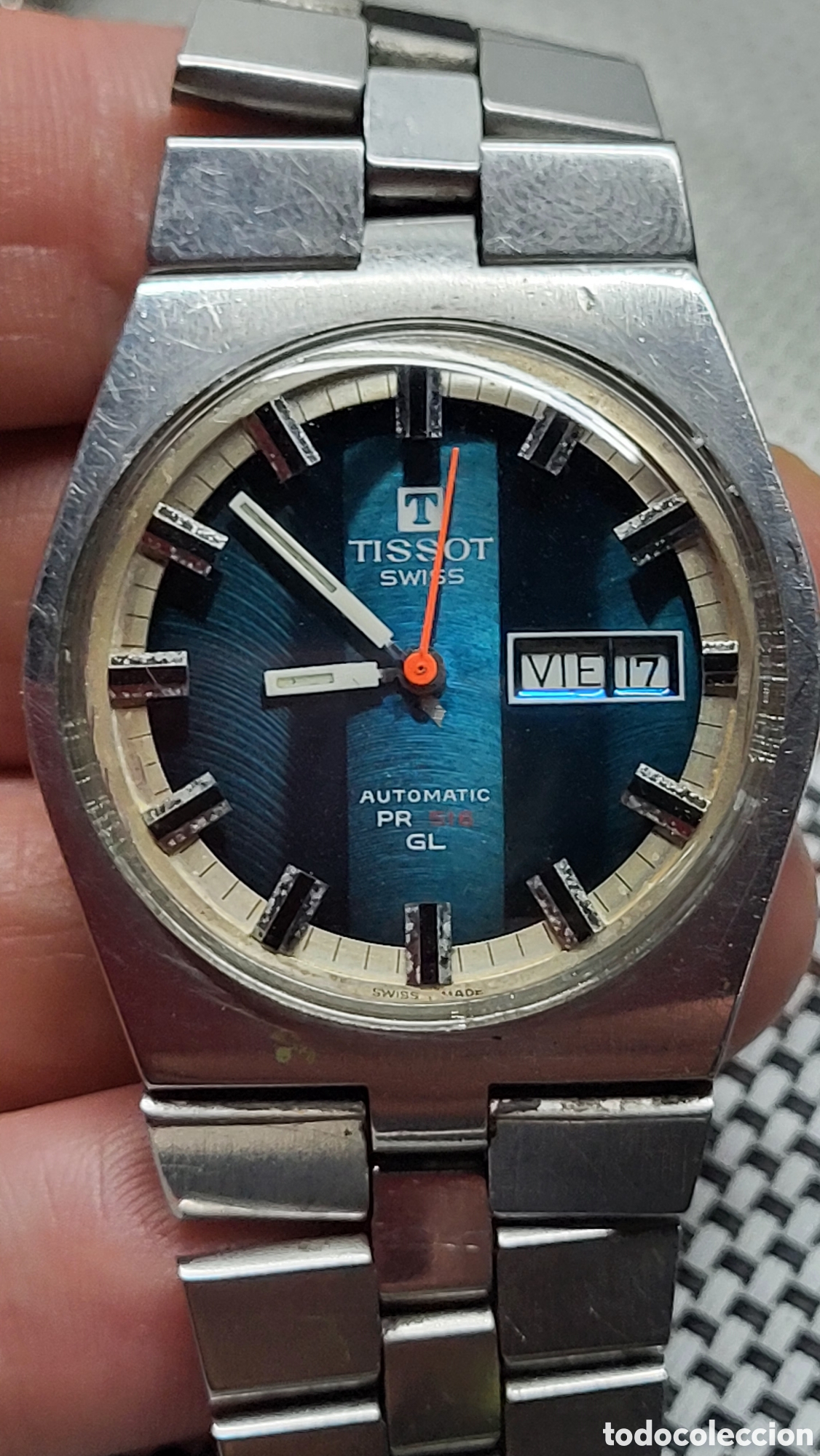 Vintage: Reloj pulsera autom&aacute;tico Tissot - Foto 7