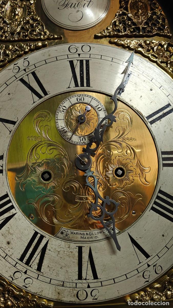 Vintage: Reloj de p&eacute;ndulo antiguo - Foto 3