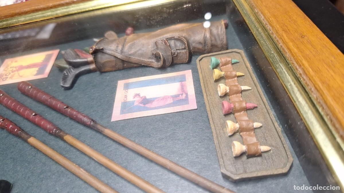 Vintage: Gran Reloj de Pared Marco Madera GOLF - Foto 5
