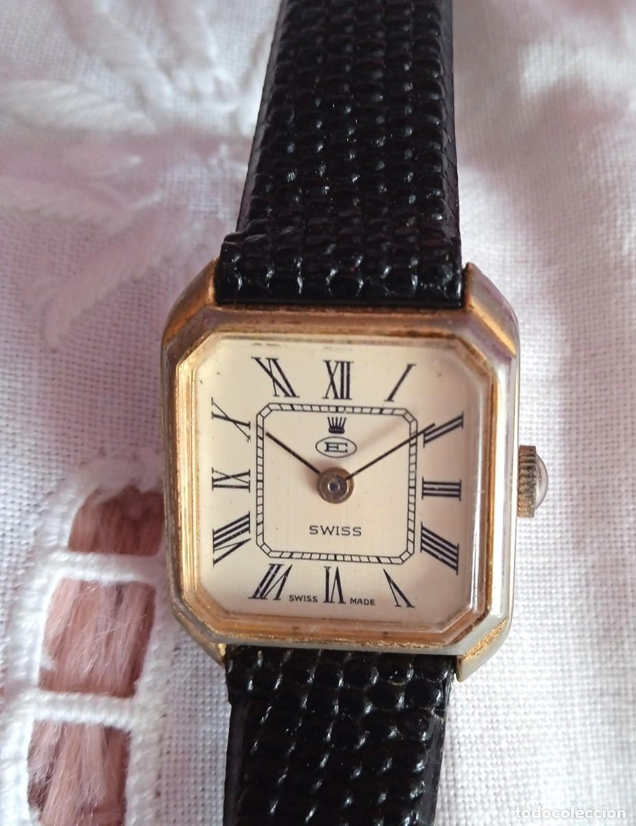 Vintage: RELOJ SE&Ntilde;ORA EC SWISS - Foto 6
