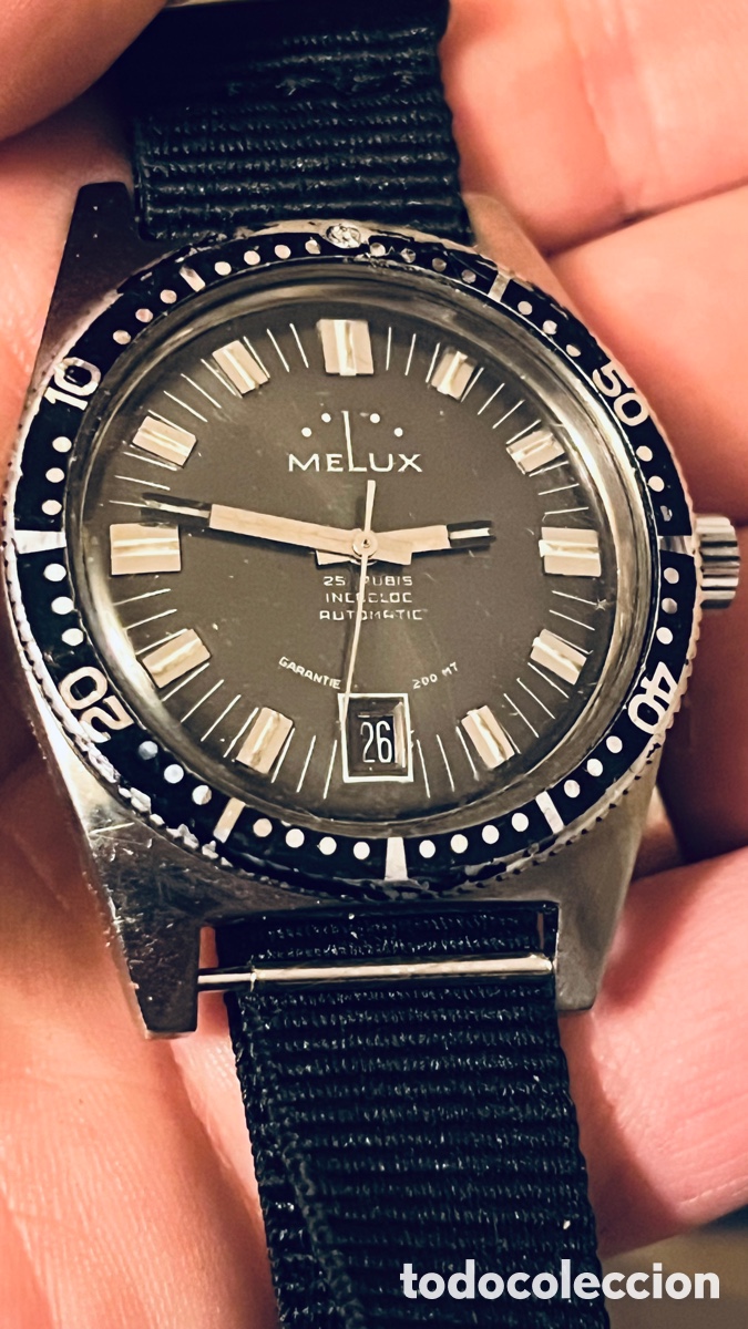 Vintage: Reloj Melux Diver autom&aacute;tico. - Foto 2