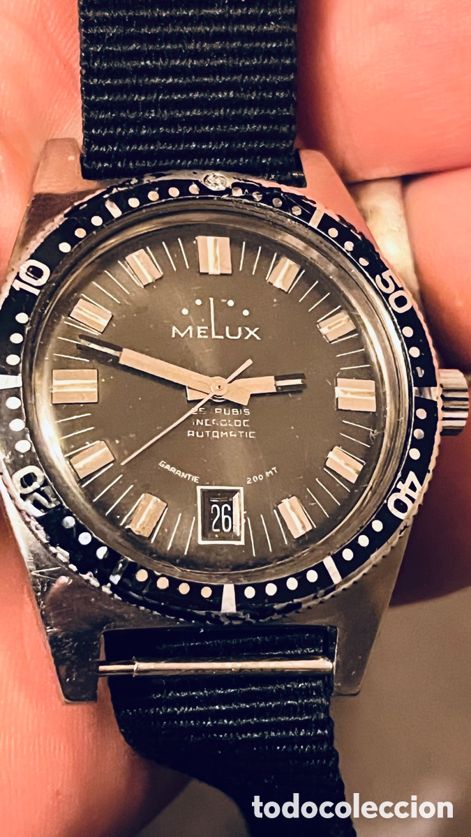 Vintage: Reloj Melux Diver autom&aacute;tico. - Foto 1