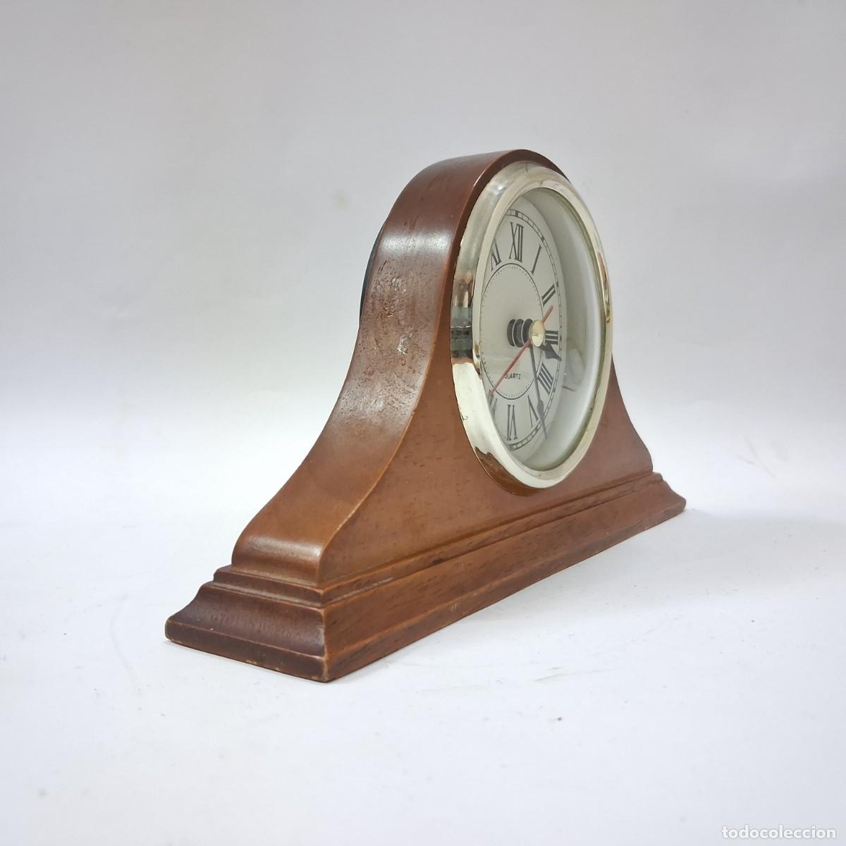 Vintage: Reloj de repisa de madera vintage - Foto 2