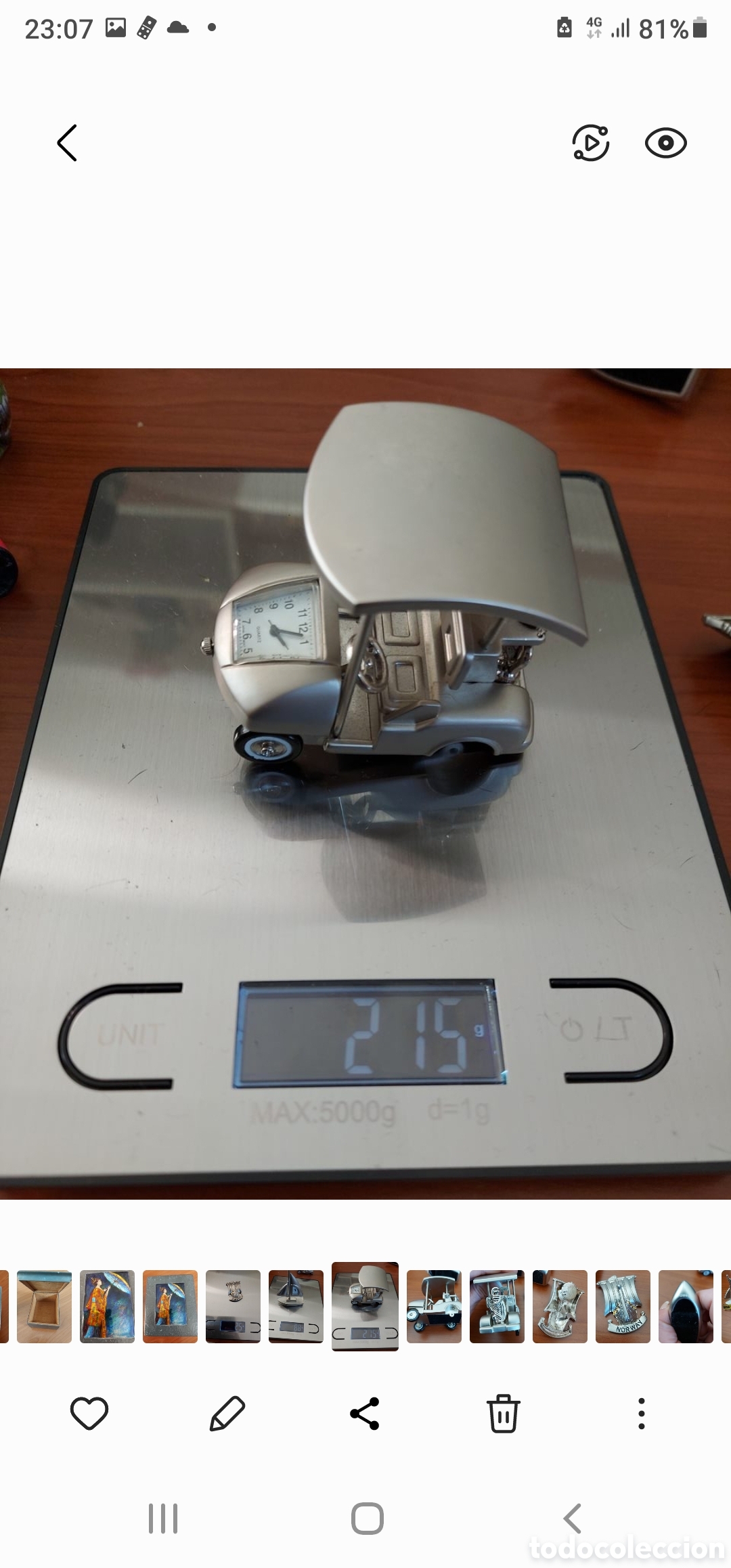Vintage: Reloj Carrito de Golf - Foto 5