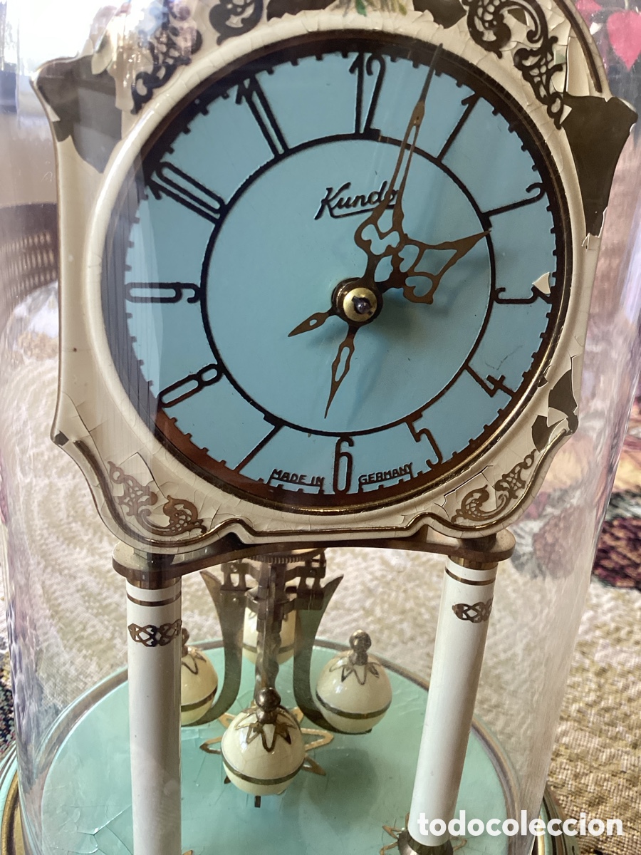 Vintage: Reloj con campa&ntilde;a de cristal - Foto 2