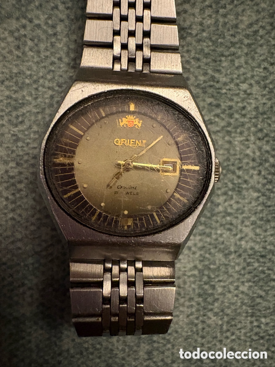 Vintage: (L392) Reloj Orient Crystal vintage &ndash; funciona &ndash; 21 rub&iacute;es &ndash; Jap&oacute;n