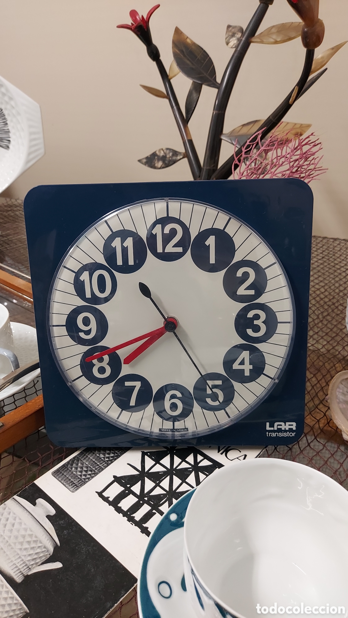 Vintage: Reloj de pared Lar transistor a&ntilde;o 1968 - 1973 - Foto 5