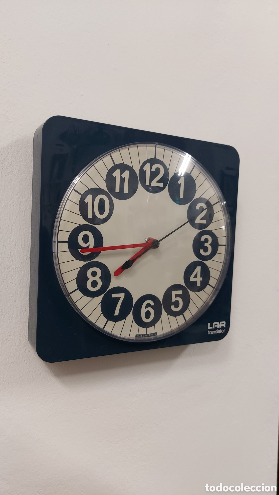 Vintage: Reloj de pared Lar transistor a&ntilde;o 1968 - 1973 - Foto 7