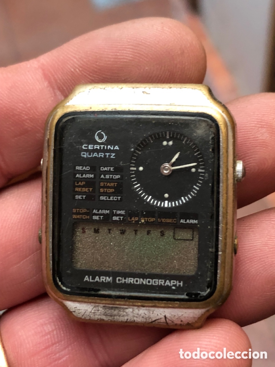 Vintage: Reloj certina digital raro - Foto 2