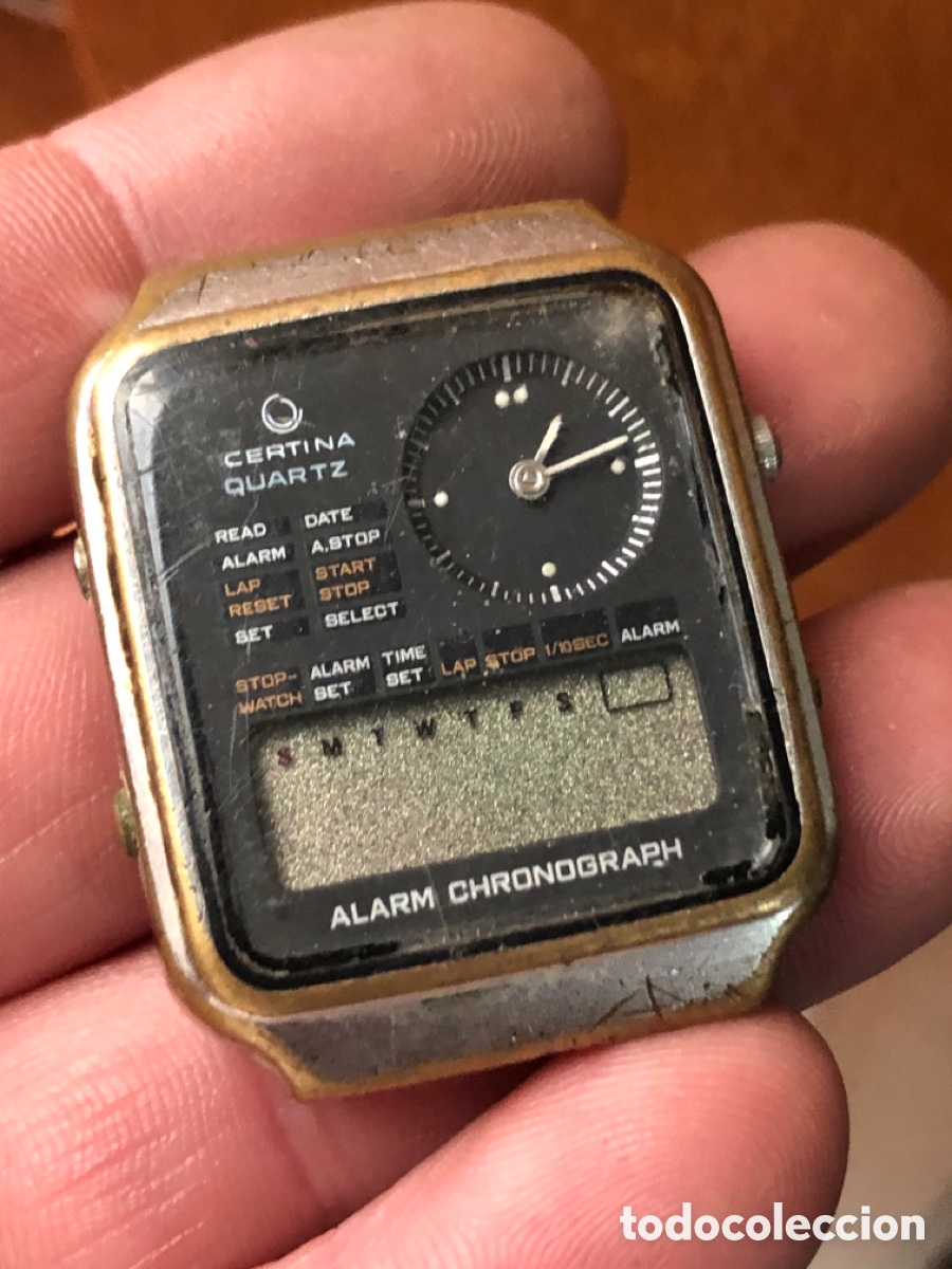 Vintage: Reloj certina digital raro - Foto 3