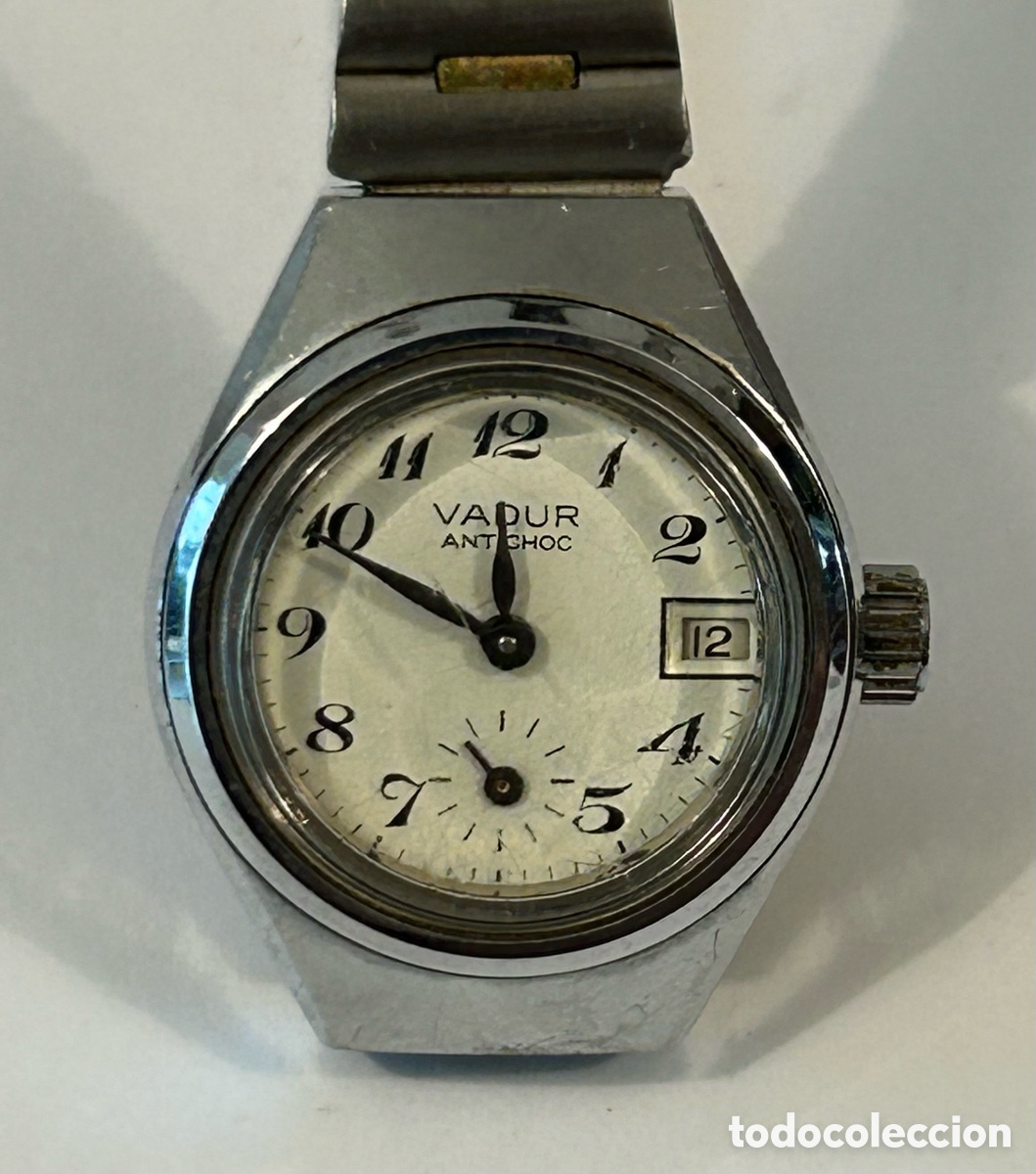 Vintage: RELOJ VADUR ANTICHOC. FUNCIONA - Foto 1