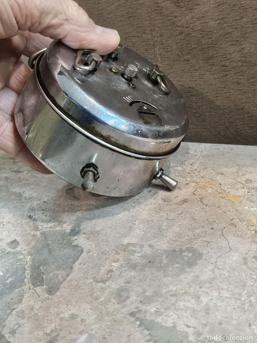 Vintage: reloj despertador de mesa - Foto 5