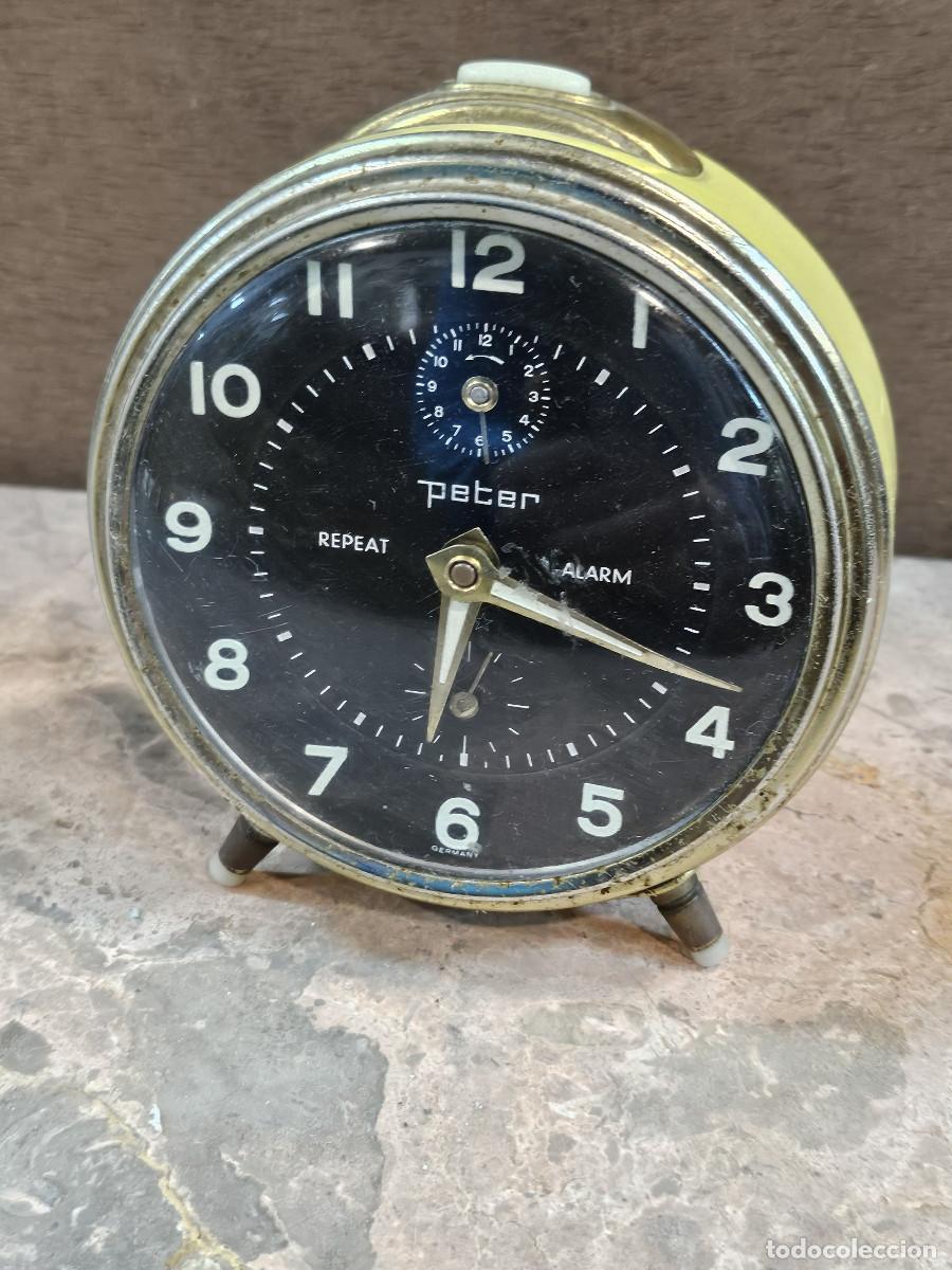 Vintage: reloj despertador de mesa - Foto 1