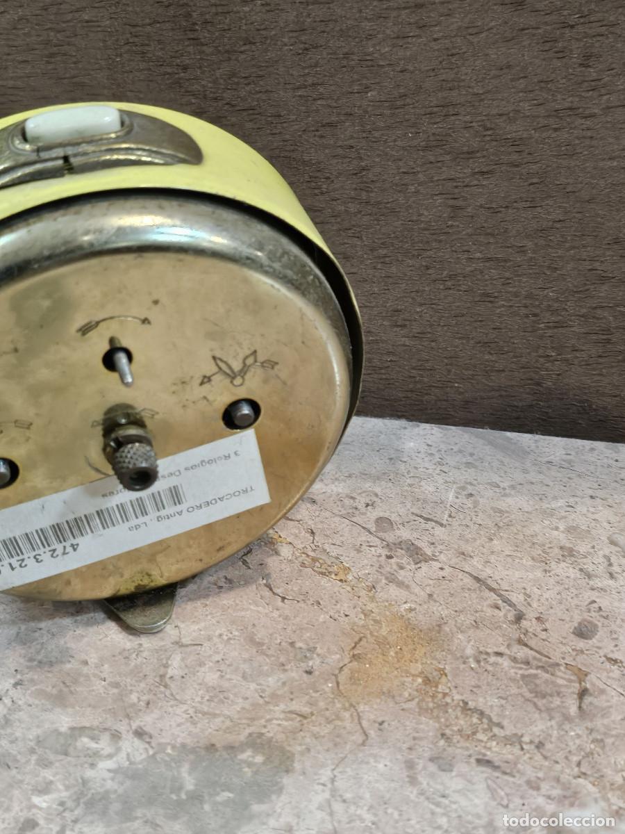 Vintage: reloj despertador de mesa - Foto 4