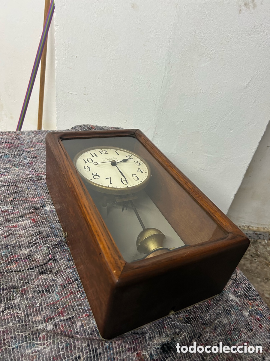 Vintage: Reloj de pared 1900, de estilo Paul Garnier. - Foto 2