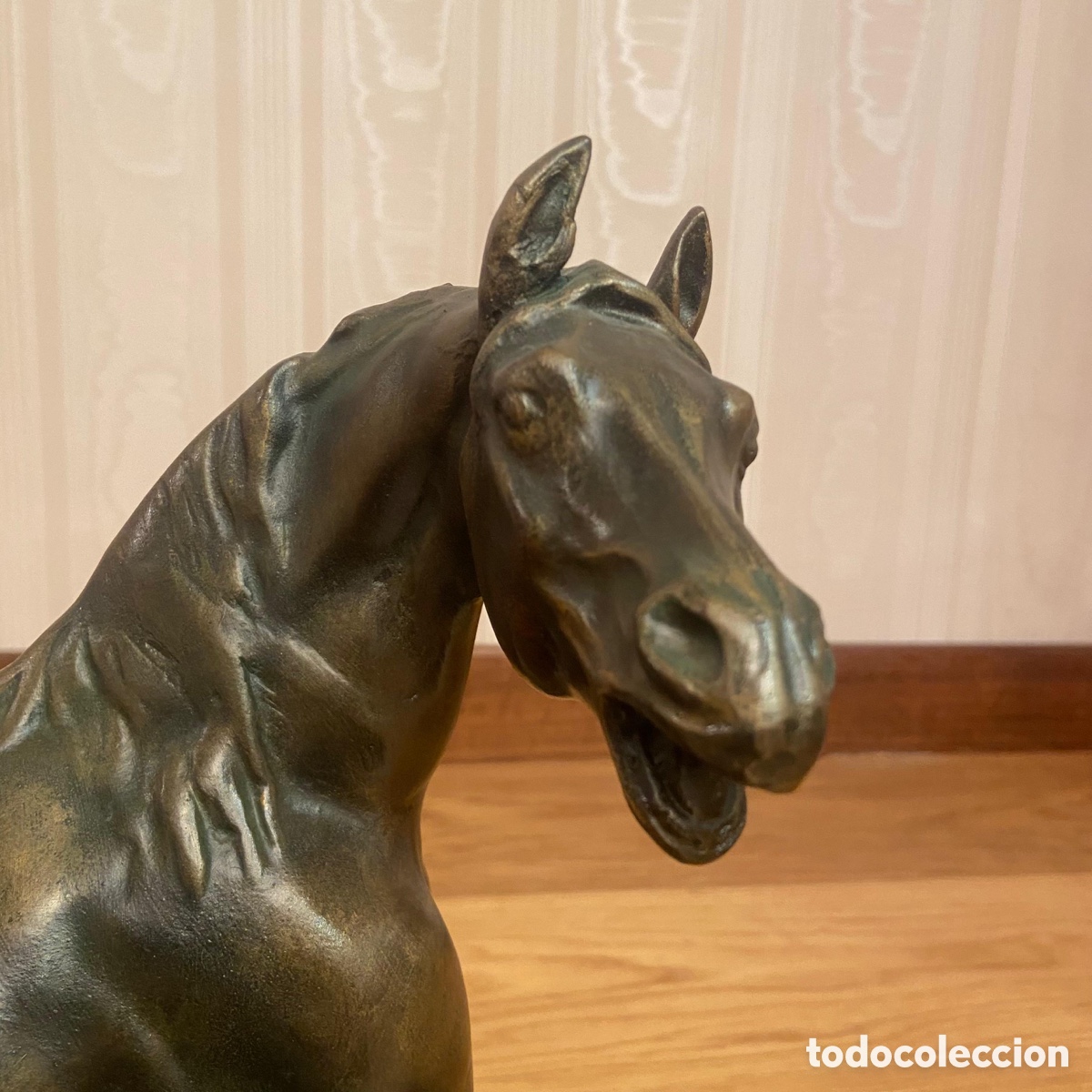 Vintage: Reloj de sobremesa con forma de caballo - Foto 3