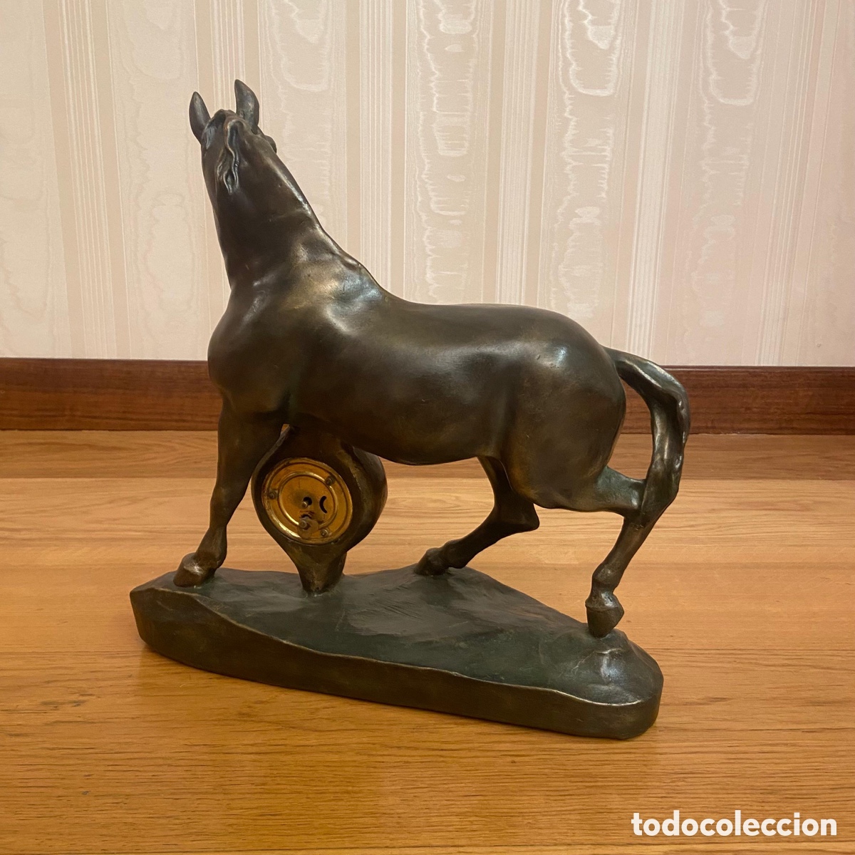Vintage: Reloj de sobremesa con forma de caballo - Foto 4