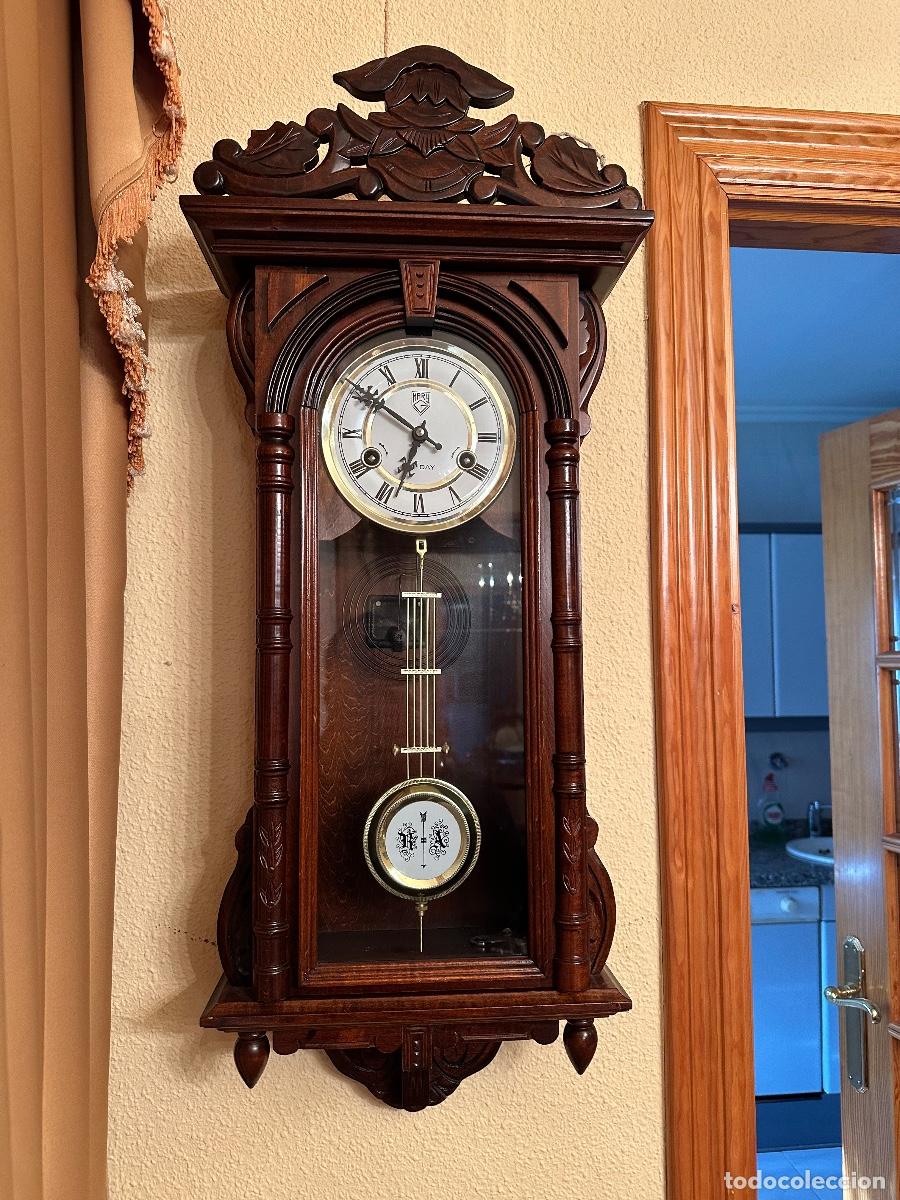 Vintage: Reloj de pared de cuerda con p&eacute;ndulo de marca Mary - Foto 1