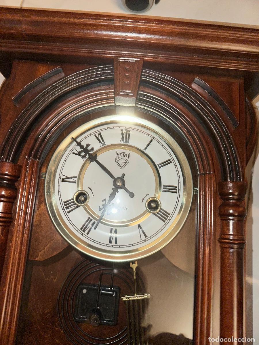 Vintage: Reloj de pared de cuerda con p&eacute;ndulo de marca Mary - Foto 2