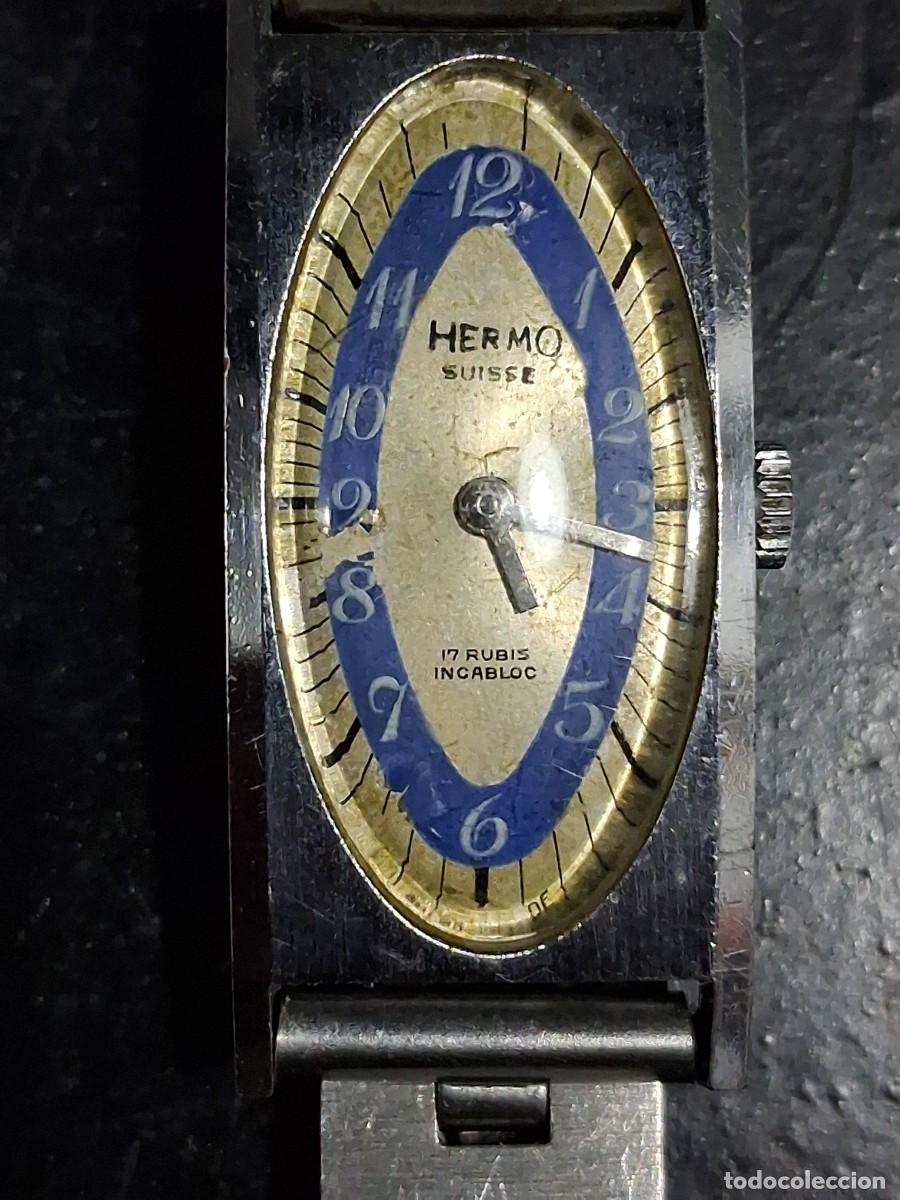Vintage: RELOJ ANTIGUO MECANICO HERMO - Foto 1