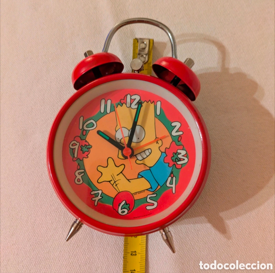 Vintage: Reloj despertador Bart Simpson - Foto 5