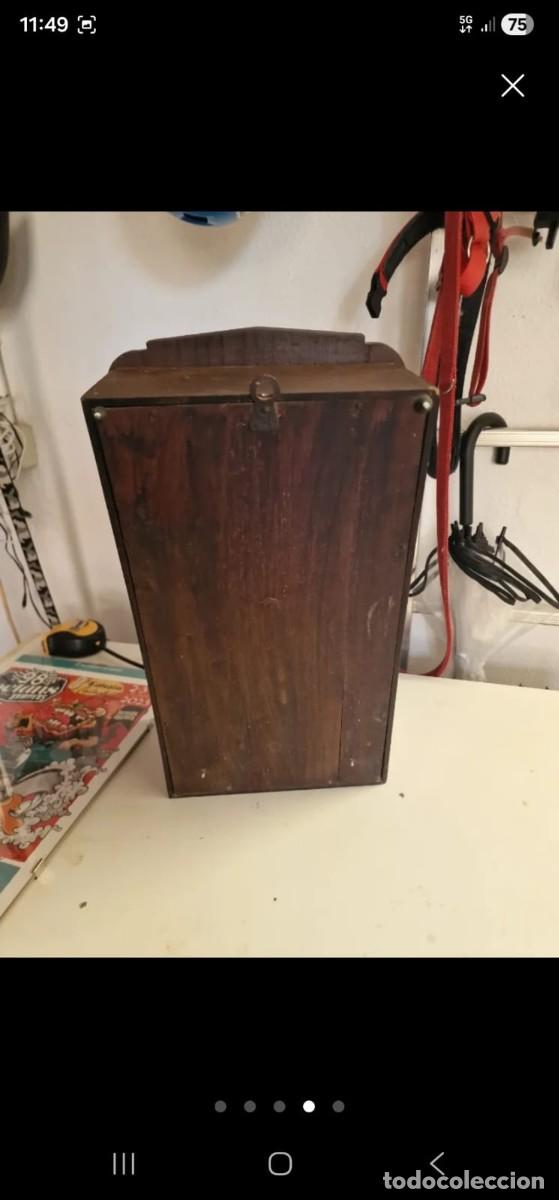 Vintage: Reloj de pared antiguo madera - Foto 4