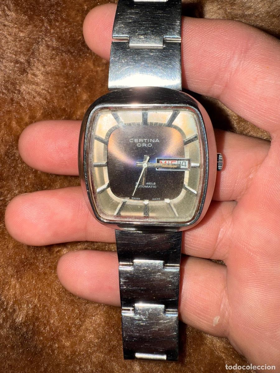 Vintage: Certina oro reloj vintage - Foto 2