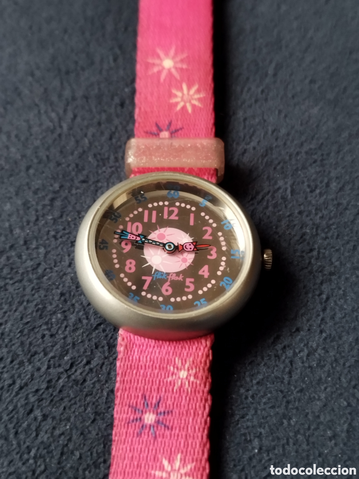 Vintage: Reloj flik flak antiguo - Foto 2