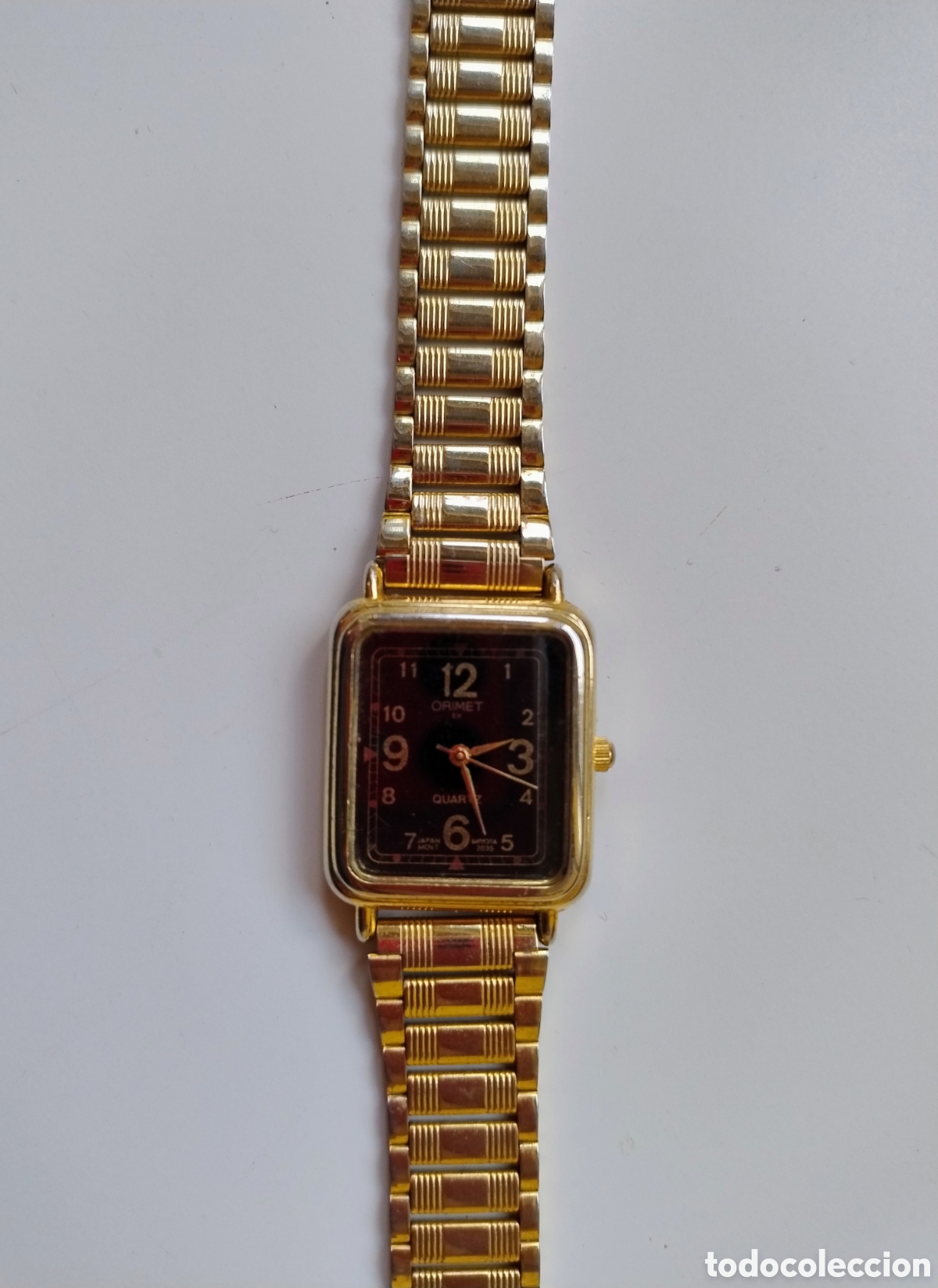 Vintage: Reloj marca Orimet dorado - Foto 2