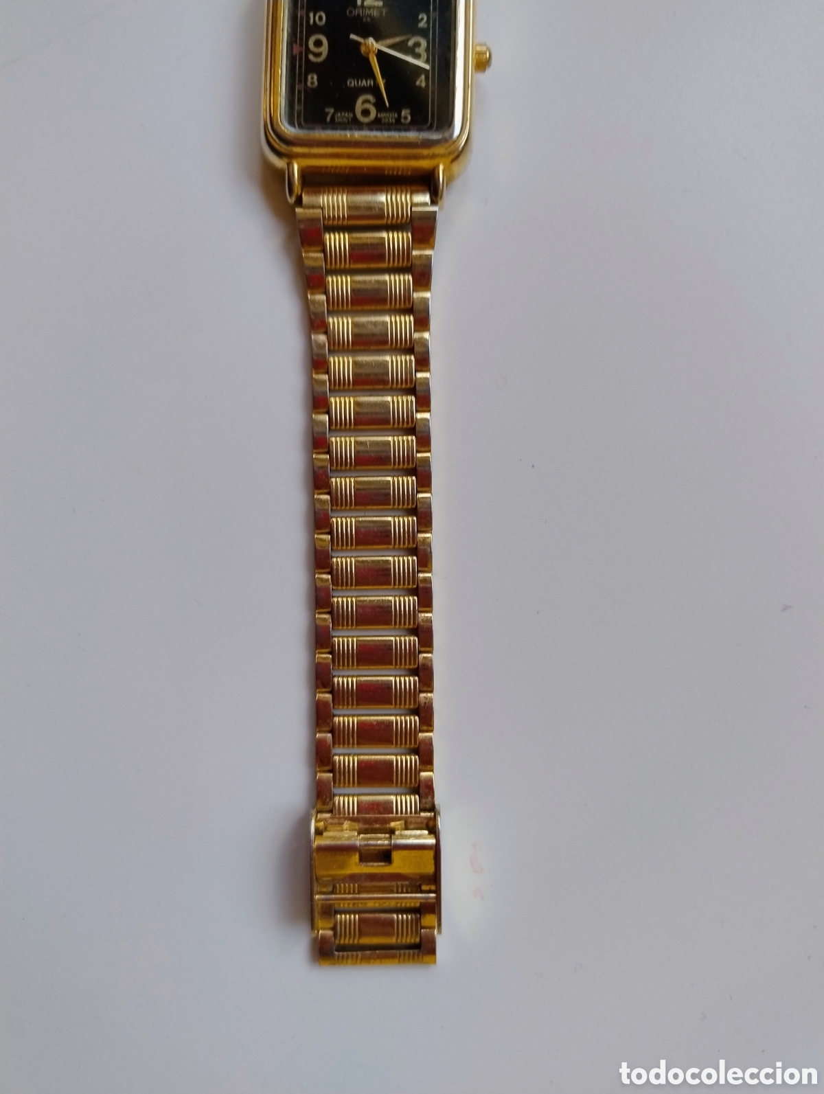 Vintage: Reloj marca Orimet dorado - Foto 4