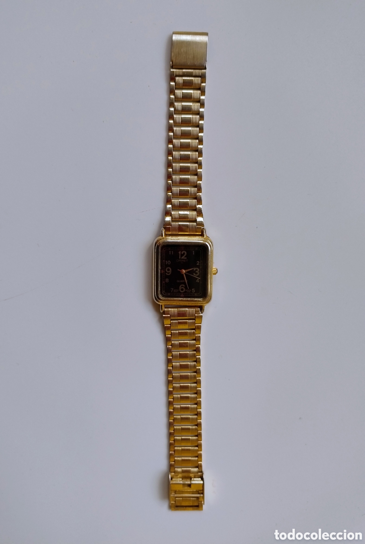 Vintage: Reloj marca Orimet dorado - Foto 1