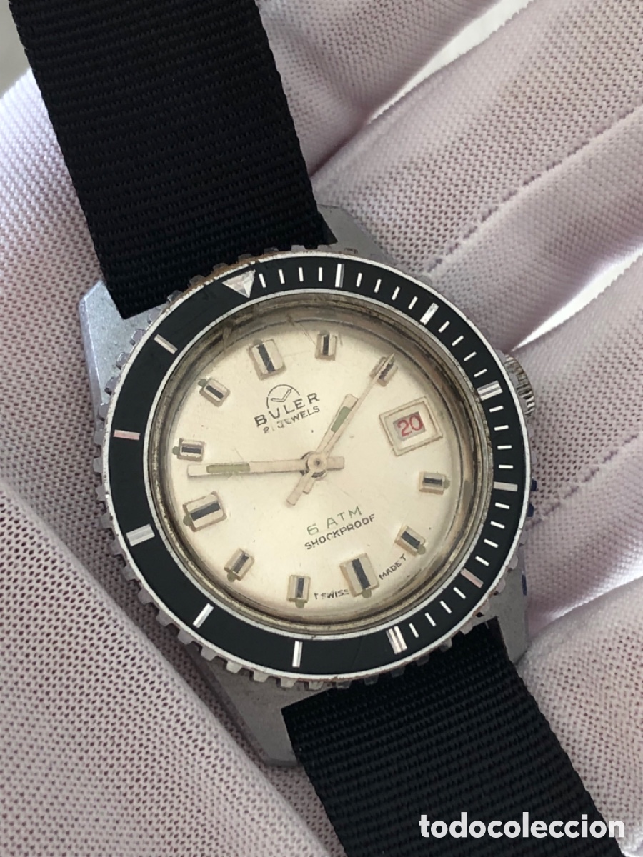 Vintage: Reloj diver b&uacute;ler vintage - Foto 3