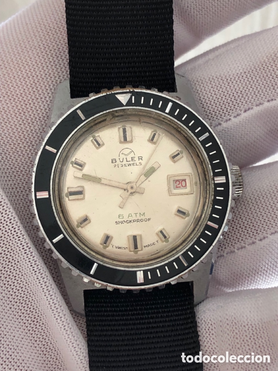 Vintage: Reloj diver b&uacute;ler vintage - Foto 1