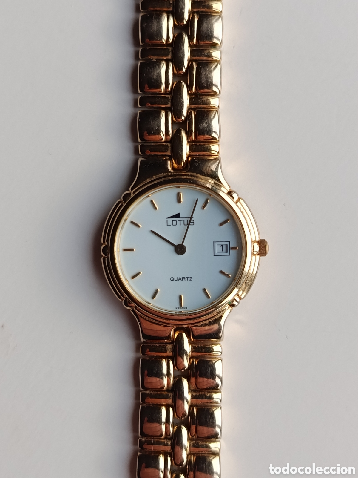 Vintage: RELOJ LOTUS CHAPADO EN ORO - Foto 1