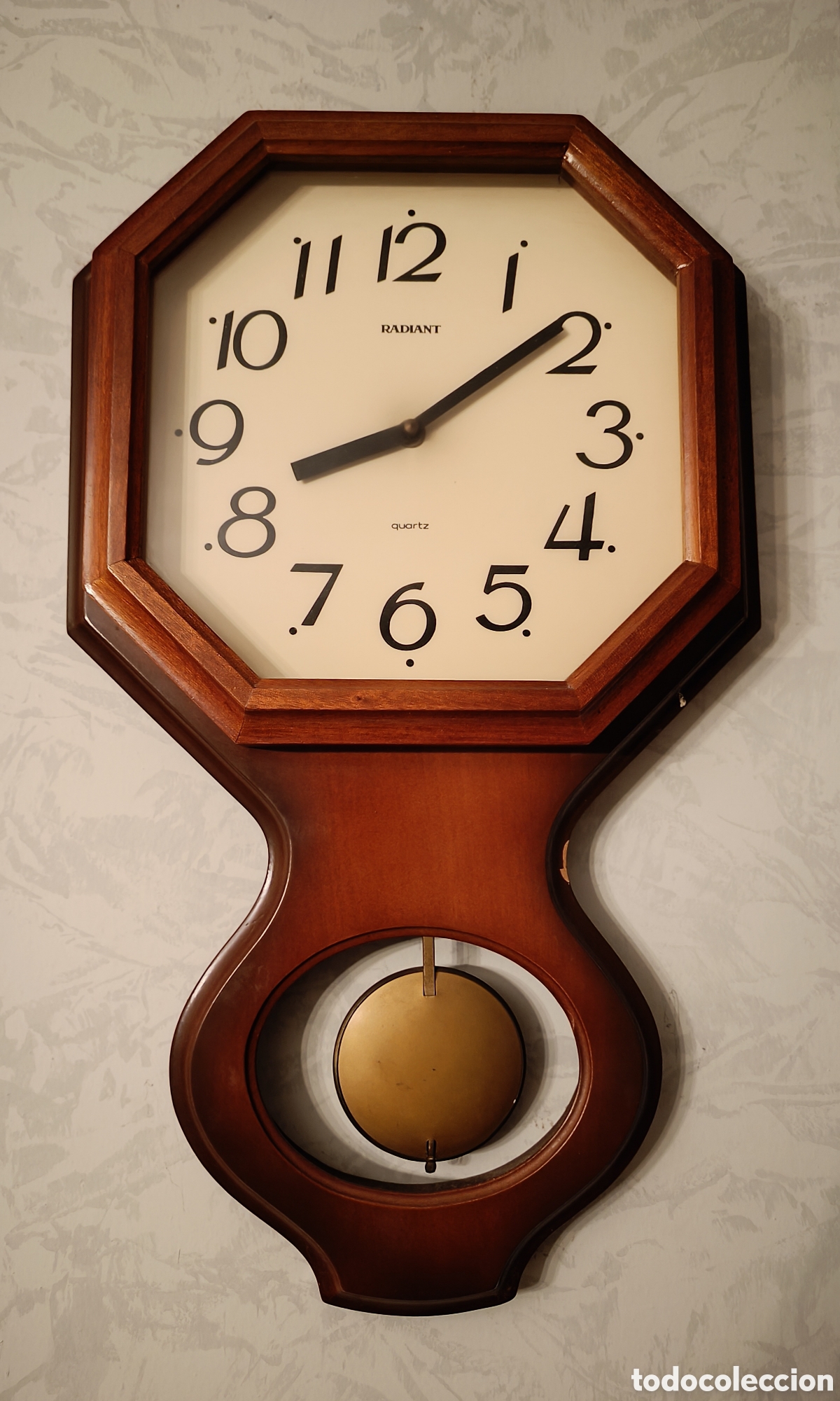 Vintage: Reloj de p&eacute;ndulo oscilante - Foto 1