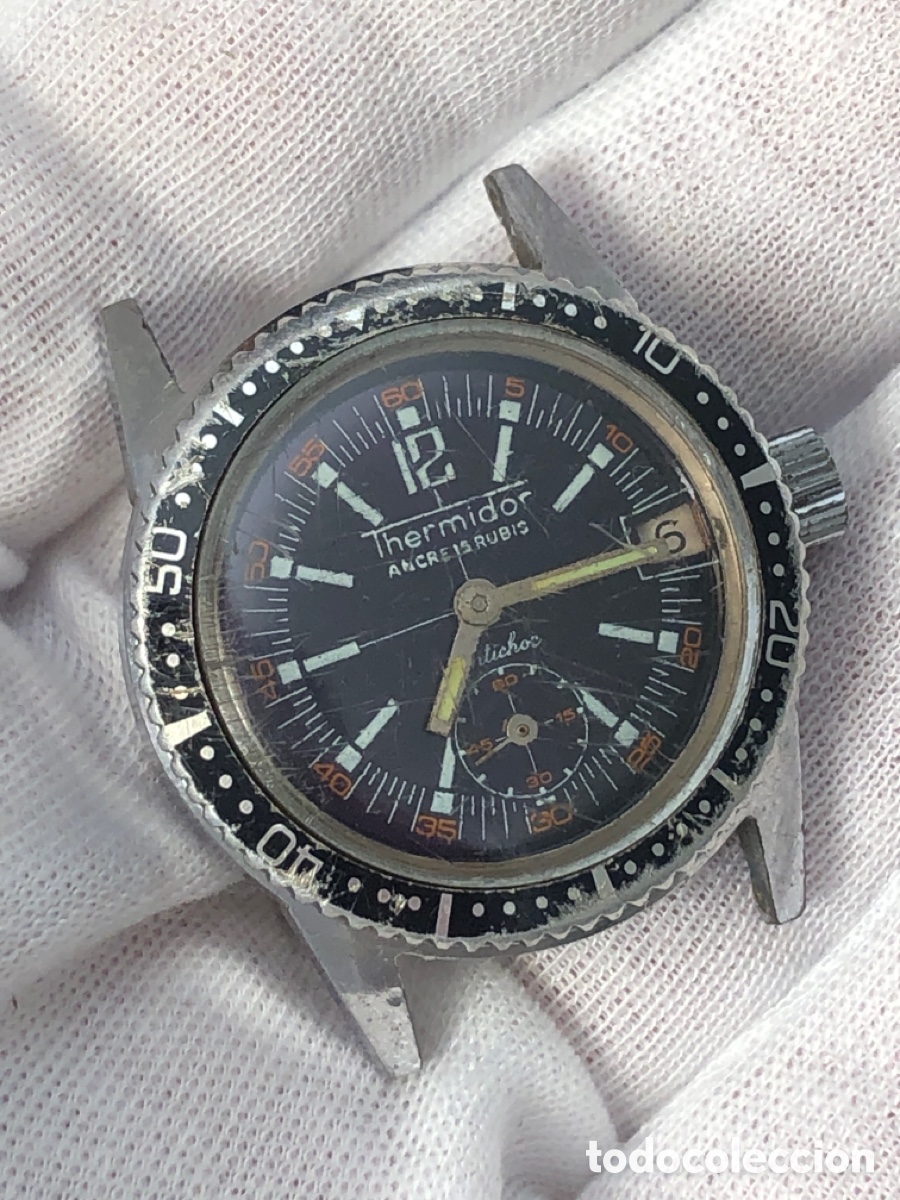 Vintage: Reloj diver thermidor de cuerda - Foto 2
