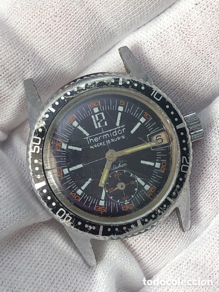 Vintage: Reloj diver thermidor de cuerda - Foto 3