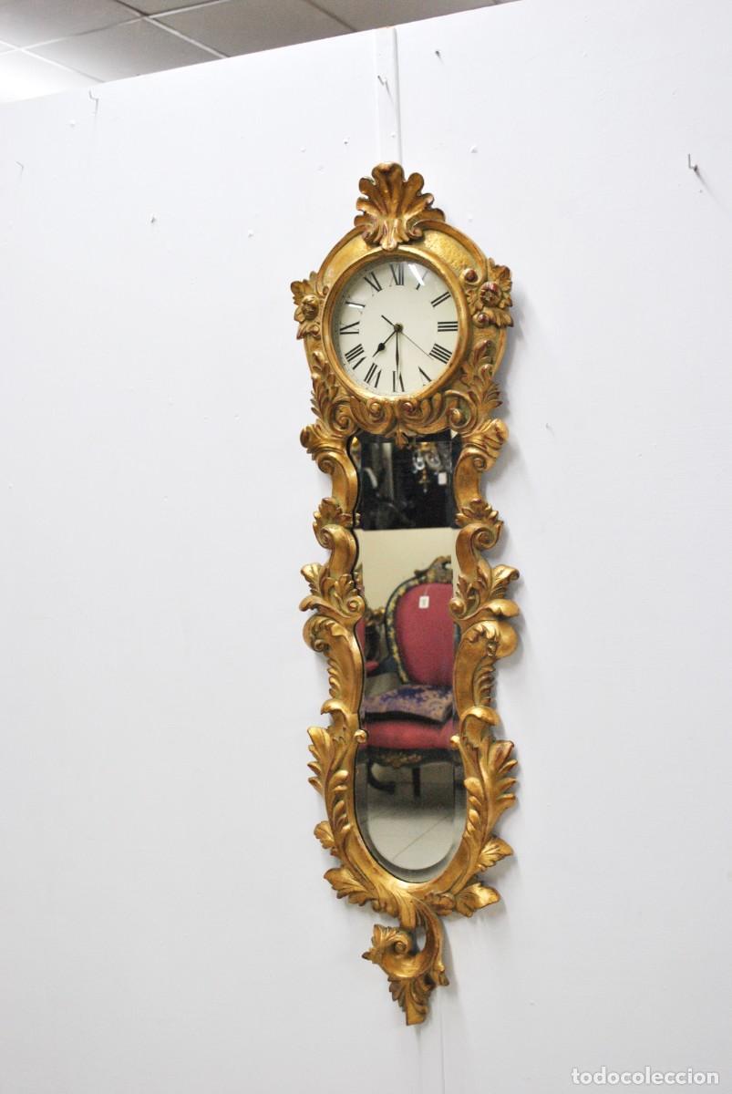 Vintage: RELOJ DE PARED DORADO - Foto 3