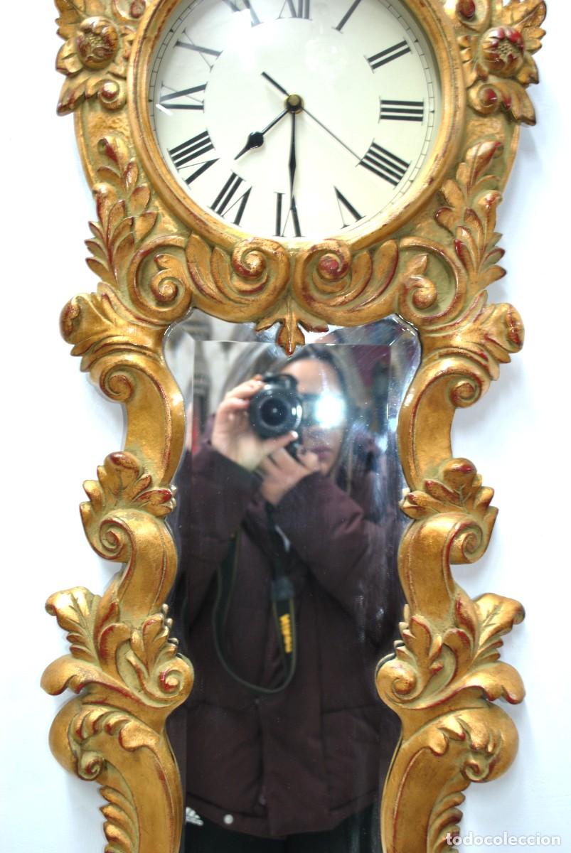 Vintage: RELOJ DE PARED DORADO - Foto 5