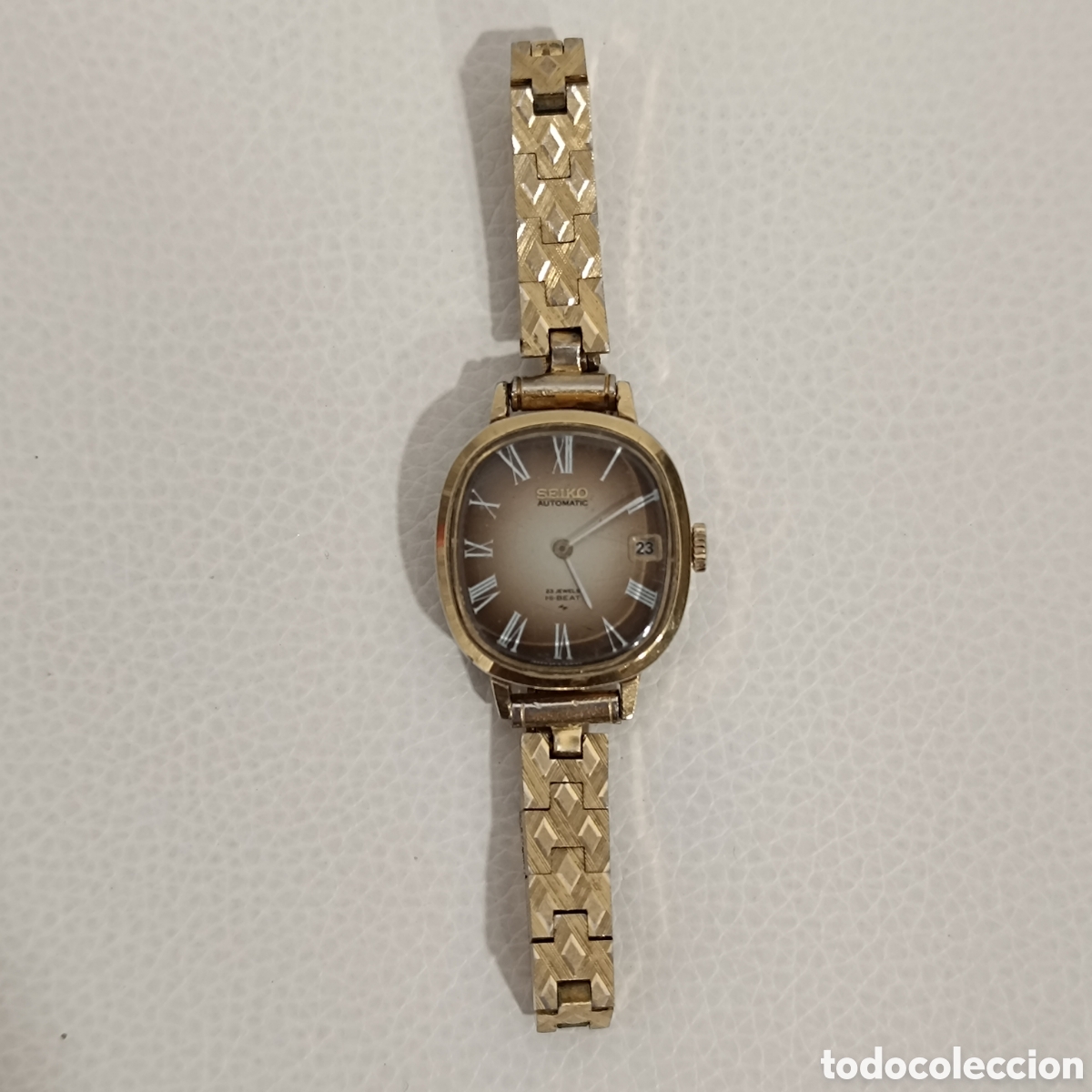 Vintage: Reloj dorado Seiko de mujer - Foto 2