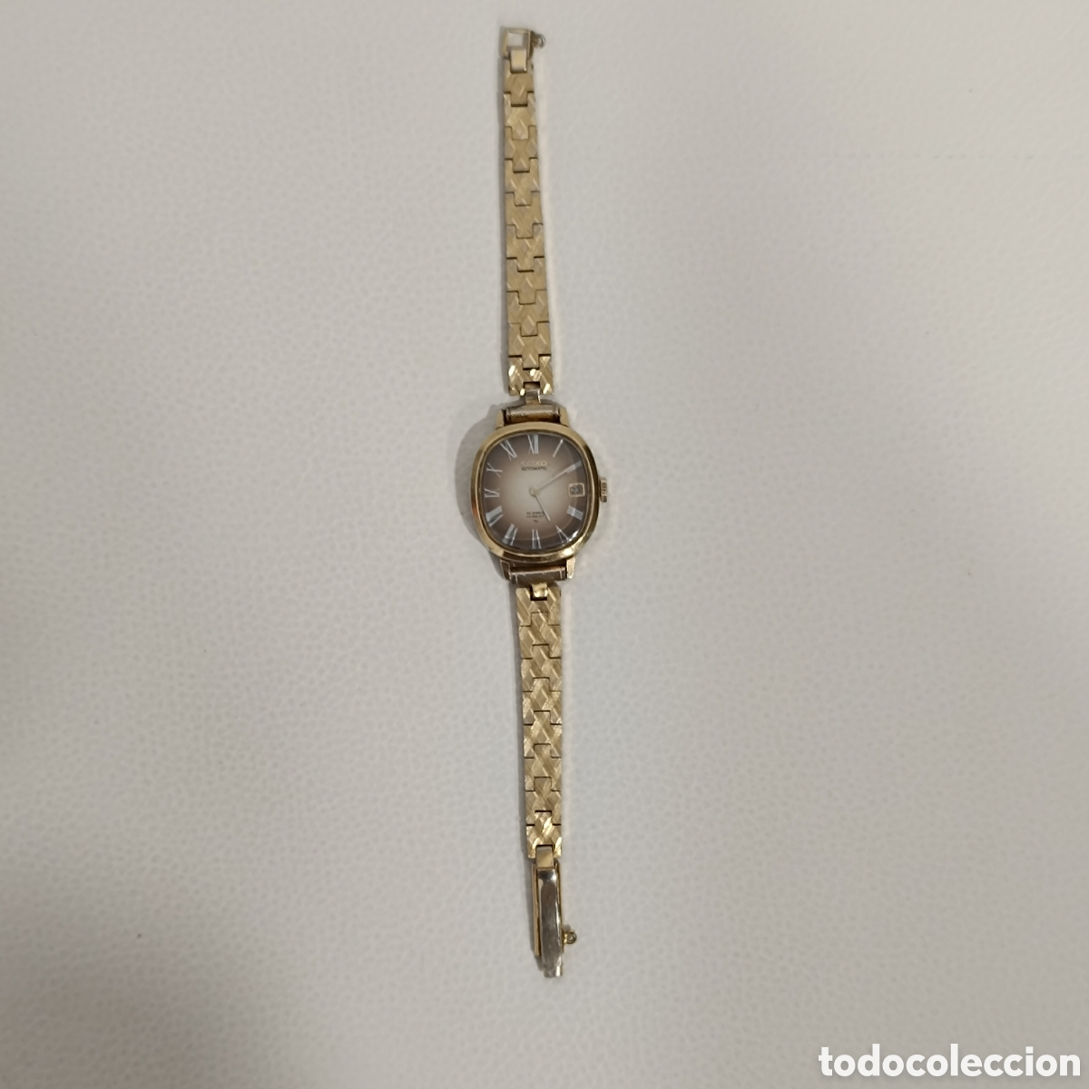 Vintage: Reloj dorado Seiko de mujer - Foto 3
