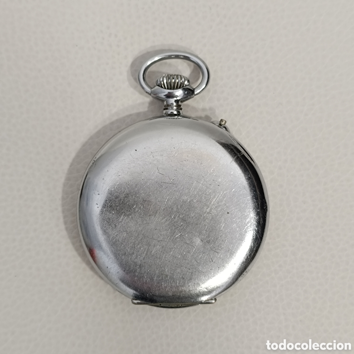 Vintage: Reloj de bolsillo plateado - Foto 2