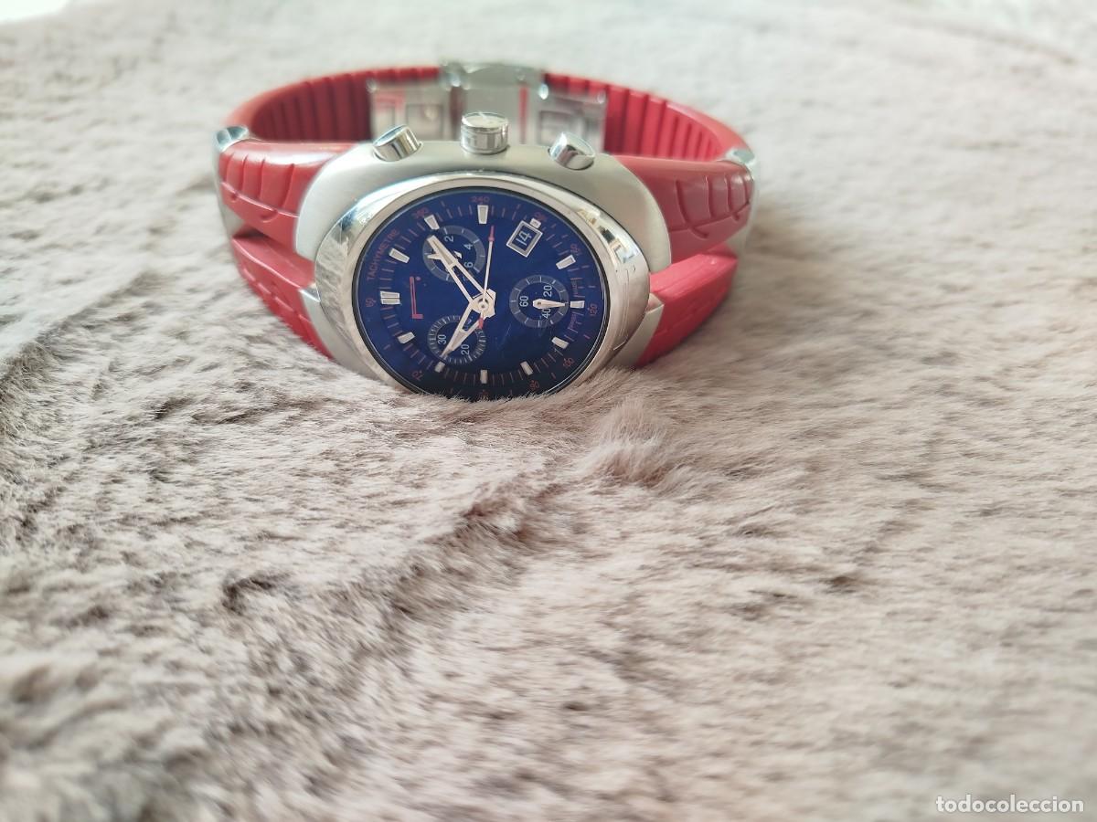 Vintage: Reloj Pirelli PZero Tempo Negro Rojo - Foto 7