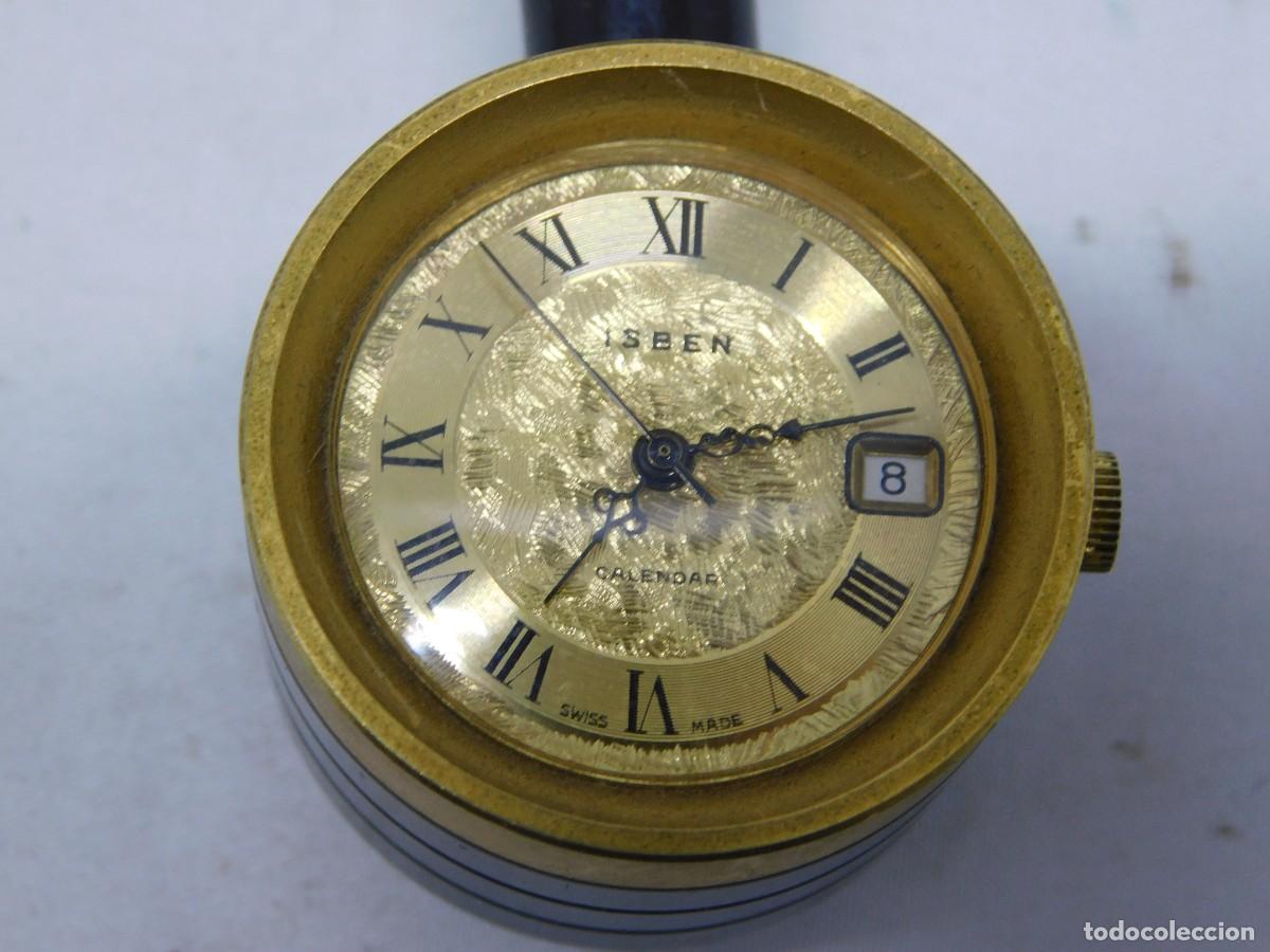 Vintage: RELOJ EN FORMA DE PIPA - ISBEN - Foto 6