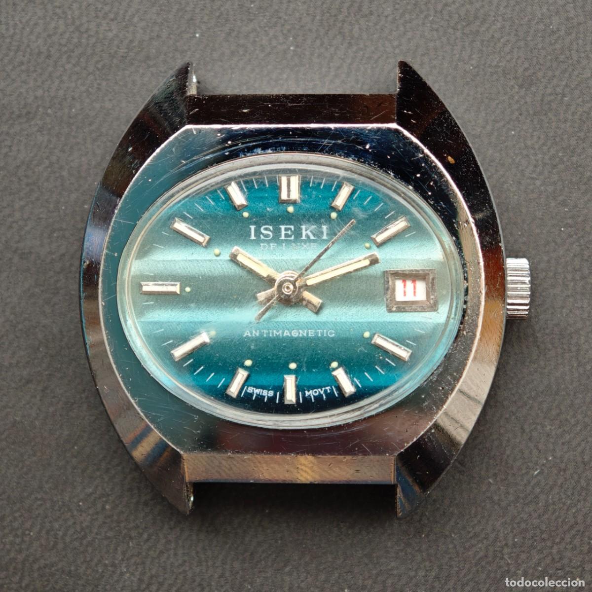 Vintage: ISEKI Jumbo 38mm reloj de cuerda vintage BF 866 montre orologio watch swiss