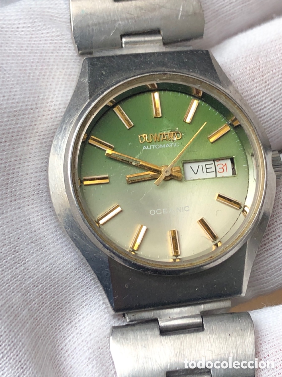 Vintage: Reloj duward autom&aacute;tico oceanic - Foto 2
